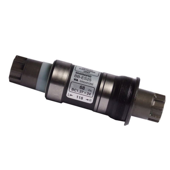 Shimano BB-ES 300 Eje de pedalier Octalink BSA 68 mm Longitud 118 mm Acero Transmisión Shimano BB-ES 300 Eje de pedalier Octalink BSA 68 mm Longitud 118 mm Acero Transmisión