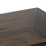 Mesa Centro Natural-Negro Madera-Metal 120 X 60 X 43,50 cm