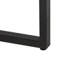 Mesa Centro Natural-Negro Madera-Metal 120 X 60 X 43,50 cm