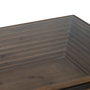 Ixia Mesa de Centro Natural-Negro en Madera y Metal