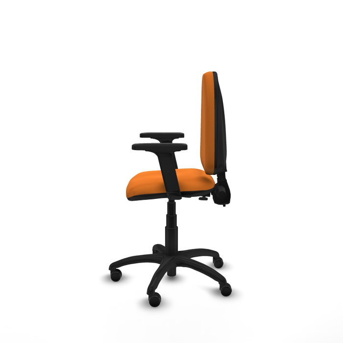 PIQUERAS Y CRESPO Silla de oficina Aýna Naranja Similpiel con Brazos 2D PIQUERAS Y CRESPO Silla de oficina Aýna Naranja Similpiel con Brazos 2D