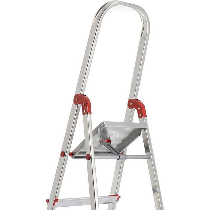 Rolser Escalera 3 Peldaños Aluminio 59 cm Altura Plataforma