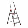 Rolser Escalera de Aluminio de 3 Peldaños, 59 cm Altura Plataforma