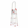 Rolser Escalera de Aluminio de 3 Peldaños, 59 cm Altura Plataforma