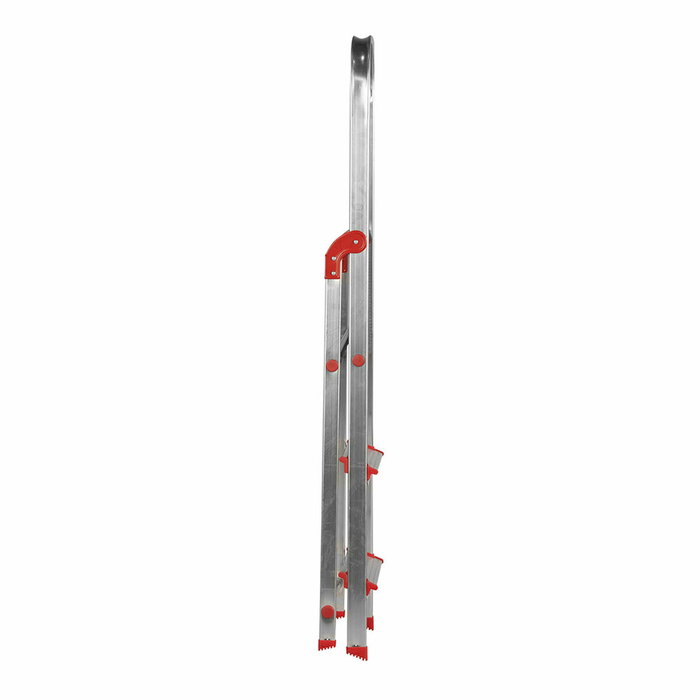 Rolser Escalera de Aluminio de 3 Peldaños, 59 cm Altura Plataforma