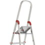 Rolser Escalera de Aluminio de 3 Peldaños, 59 cm Altura Plataforma