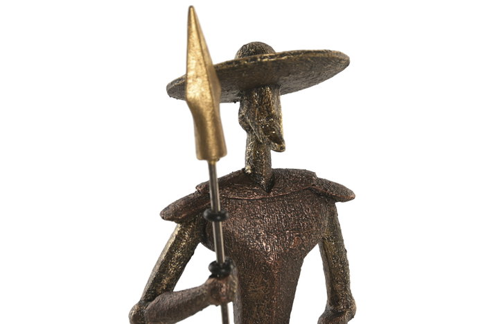 DKD Home Decor Figura de Quijote en Resina Bronce DKD Home Decor Figura de Quijote en Resina Bronce