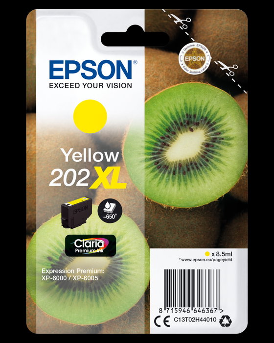 Epson 202XL Claria Premium Ink Amarillo Epson 202XL Claria Premium Ink Amarillo