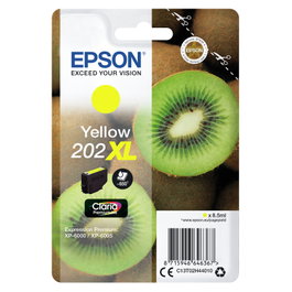 Epson Singlepack Yellow 202XL Claria Premium Ink C13T02H44010 Amarillo