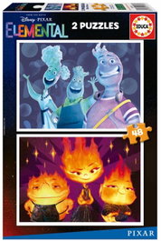 EDUCA BORRAS Puzzle 2x48 Piezas Elemental