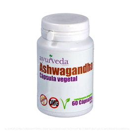 AYURVEDA AUTENTICO Ashwagandha - 60 Cápsulas | Suplemento Ayurveda