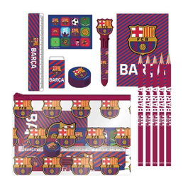 Cerdá Set Papelería Escolar Eva FC Barcelona Multicolor