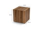 Nordure Mesa Auxiliar Küp Nogal MDF 45x50x45cm
