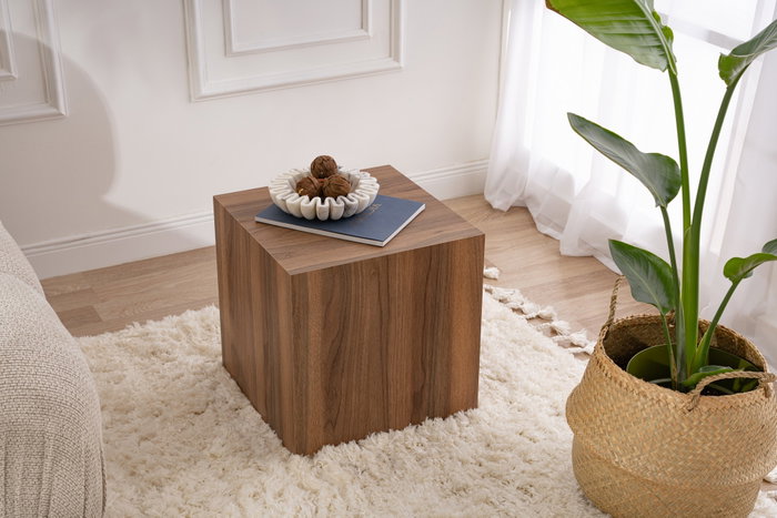 Nordure Mesa Auxiliar Küp Nogal MDF 45x50x45cm