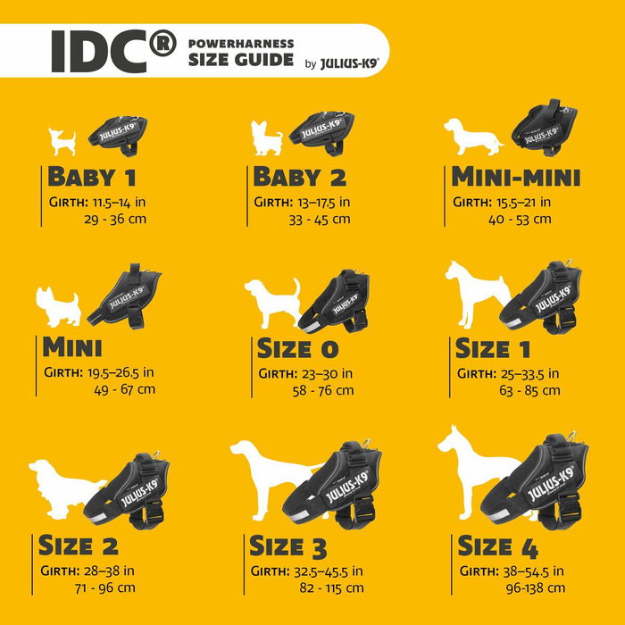 Arnés para Perro Julius K9 IDC Amarillo L 1 Arnés para Perro Julius K9 IDC Amarillo L 1