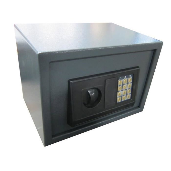 Elem Technic Caja fuerte electrónica con código 16L 25x35x25 cm