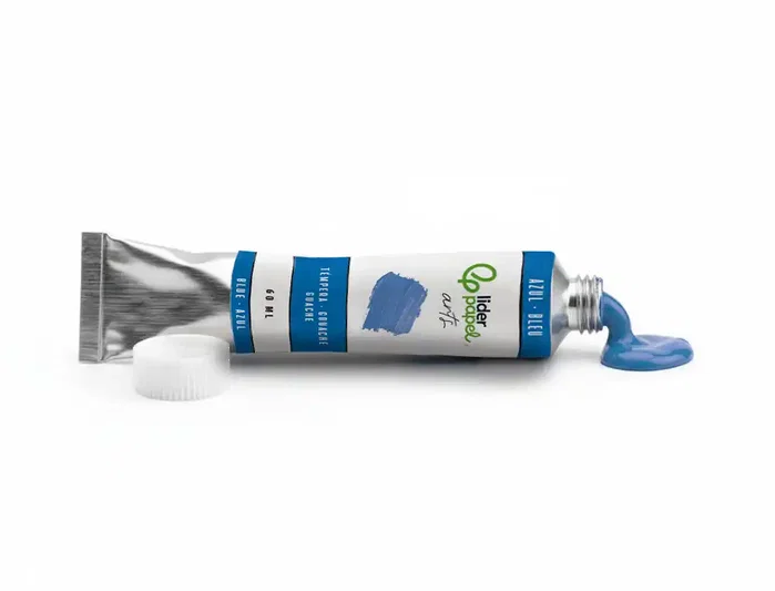 Liderpapel Tempera gouache tubo de aluminio de 60 ml color azul Liderpapel Tempera gouache tubo de aluminio de 60 ml color azul