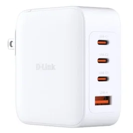 D Link Cargador GaN DCP-101 100W USB-C1/C2/C3 USB-A Máx 3A 110-240V