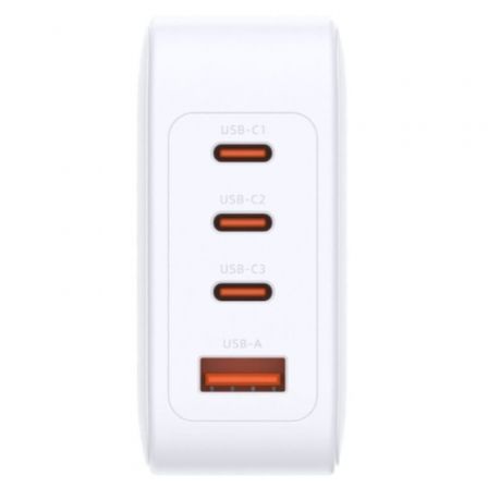 D Link Cargador GaN DCP-101 100W USB-C1/C2/C3 USB-A Máx 3A 110-240V