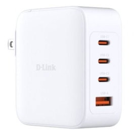 D-Link Cargador de Pared GaN DCP-101 100W 4 Puertos (3xUSB-C, 1xUSB-A) Blanco