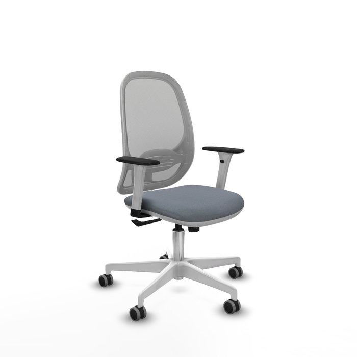PIQUERAS Y CRESPO Silla de oficina Cilanco Gris con mecanismo Sincro PIQUERAS Y CRESPO Silla de oficina Cilanco Gris con mecanismo Sincro