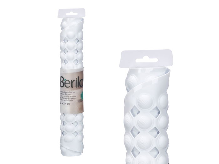 Berilo Antideslizante Ducha Blanco 66 x 37 cm (Set de 12)