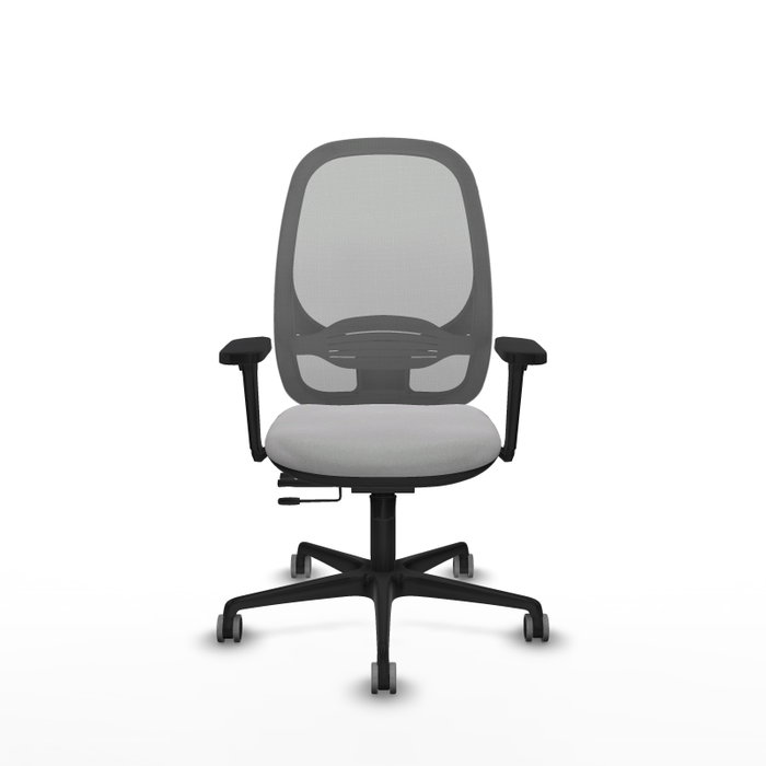 PIQUERAS Y CRESPO Silla de oficina Cilanco con mecanismo Sincro/Traslack, Gris