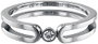 Tommy Hilfiger Anillo de Acero Inoxidable Gris Talla 54