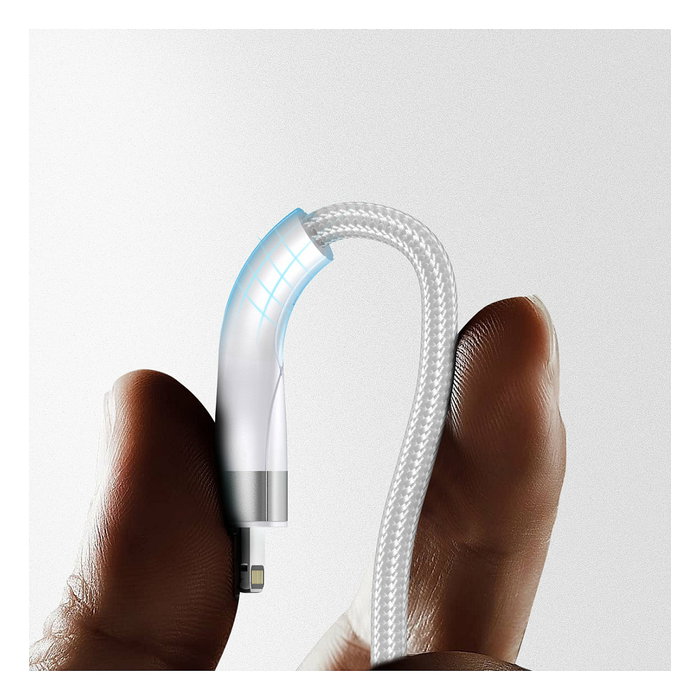 4smarts Cable de Carga USB-C/A 4en2 1.2m Blanco 541024