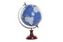 DKD Home Decor Globo Terráqueo de Mango y PVC Azul 23x20x33 cm