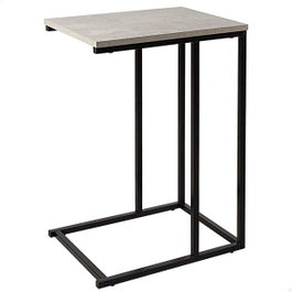 Max Home Mesa auxiliar metal y madera 40x30x59 cm
