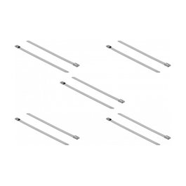 DeLOCK 18771 Brida reutilizable de acero inoxidable 200 x 7,9 mm