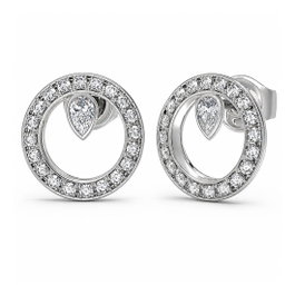 Guess Pendientes Tiny Dancer JUBE04655JWRHT-U Gris