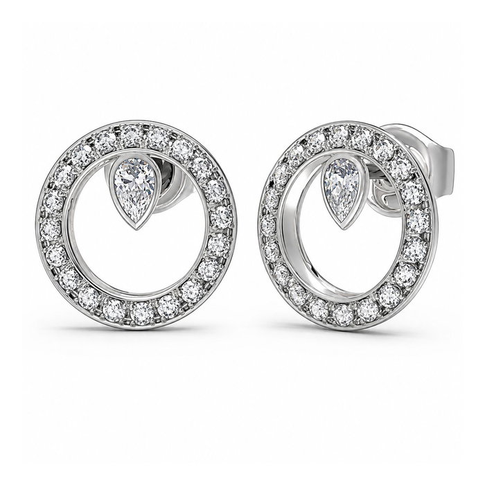 Guess Pendientes Tiny Dancer JUBE04655JWRHT-U Gris Guess Pendientes Tiny Dancer JUBE04655JWRHT-U Gris