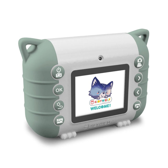 Kidywolf Kidyprint Cámara digital para niños Verde, Blanco