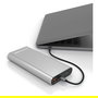 Realpower Powerbank PB-20000PD Pro, 20000mAh, Power Delivery 100W, Quick Charge 3.0, Carcasa Aluminio, Incluye Cable USB-C