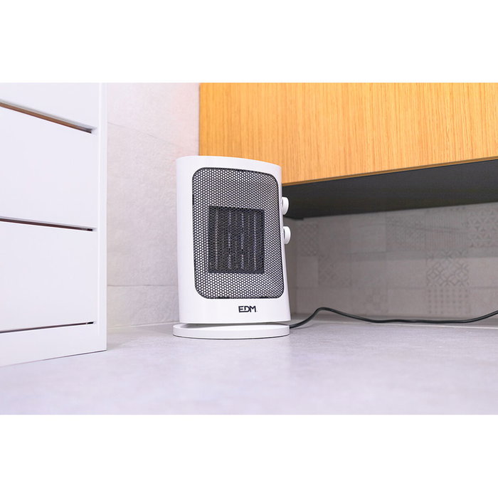 Edm Calefactor vertical oscilante 1000 - 1500 W blanco