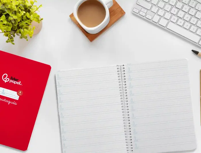 Liderpapel Cuaderno Espiral Pautaguía A5 Tapa Dura Rojo Liderpapel Cuaderno Espiral Pautaguía A5 Tapa Dura Rojo