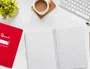 Liderpapel Cuaderno Espiral Pautaguía A5 Tapa Dura Rojo