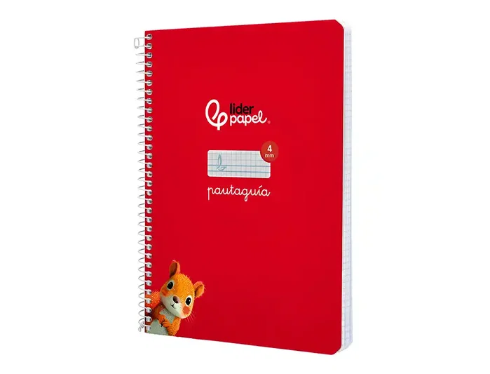Liderpapel Cuaderno Espiral Pautaguía A5 Tapa Dura Rojo Liderpapel Cuaderno Espiral Pautaguía A5 Tapa Dura Rojo