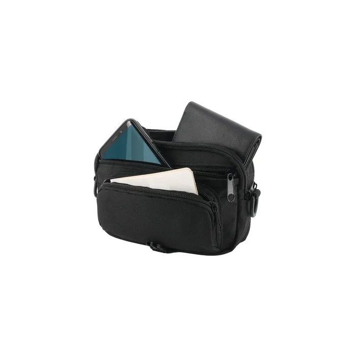 Mobilis 070003 Bolsa para Bicicleta Frontal para Manillar Impermeable Reflectante - Negro 21x15x6 cm