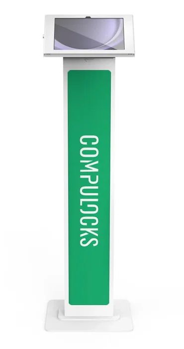 Compulocks 140W11GAPX9W Soporte de Seguridad para Tablet Samsung Galaxy Tab A9 Plus 11" (2023, SM-X210/X215/X216B), Montaje en Piso con Llave, Color Blanco