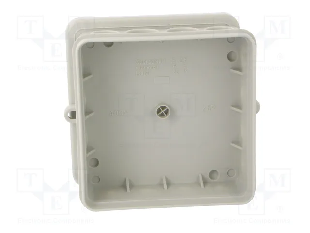 OBO Bettermann OBO A 14 Caja de derivación de cables 100x100x38 PE gris claro RAL7035 OBO Bettermann OBO A 14 Caja de derivación de cables 100x100x38 PE gris claro RAL7035