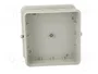 OBO Bettermann OBO A 14 Caja de derivación de cables 100x100x38 PE gris claro RAL7035