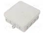 OBO Bettermann OBO A 14 Caja de derivación de cables 100x100x38 PE gris claro RAL7035