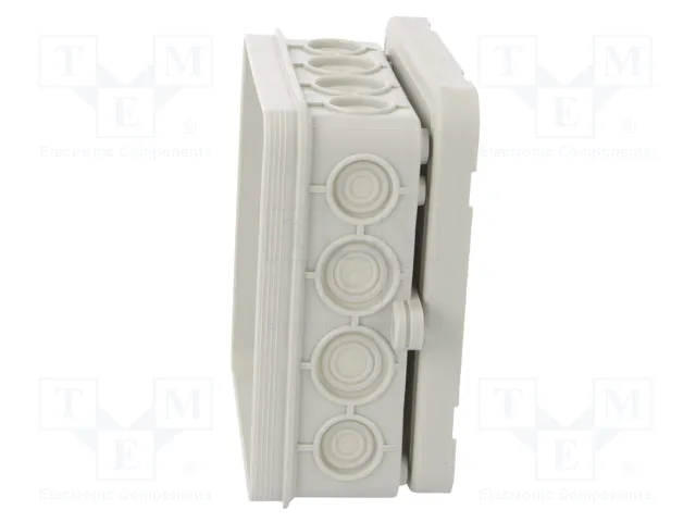 OBO Bettermann OBO A 14 Caja de derivación de cables 100x100x38 PE gris claro RAL7035 OBO Bettermann OBO A 14 Caja de derivación de cables 100x100x38 PE gris claro RAL7035