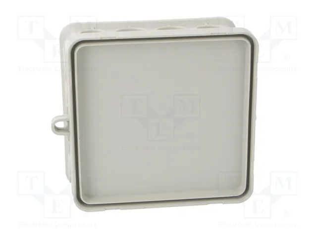 OBO Bettermann OBO A 14 Caja de derivación de cables 100x100x38 PE gris claro RAL7035 OBO Bettermann OBO A 14 Caja de derivación de cables 100x100x38 PE gris claro RAL7035