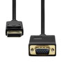 ProXtend Cable DisplayPort 1.2 a VGA 3 Metros, 1080p 60Hz para Transmisión de Video con Conector de Bloqueo