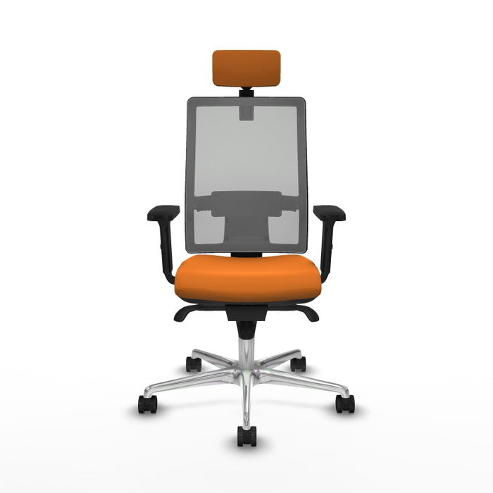 PIQUERAS Y CRESPO Silla de oficina Horna Naranja y Gris PIQUERAS Y CRESPO Silla de oficina Horna Naranja y Gris