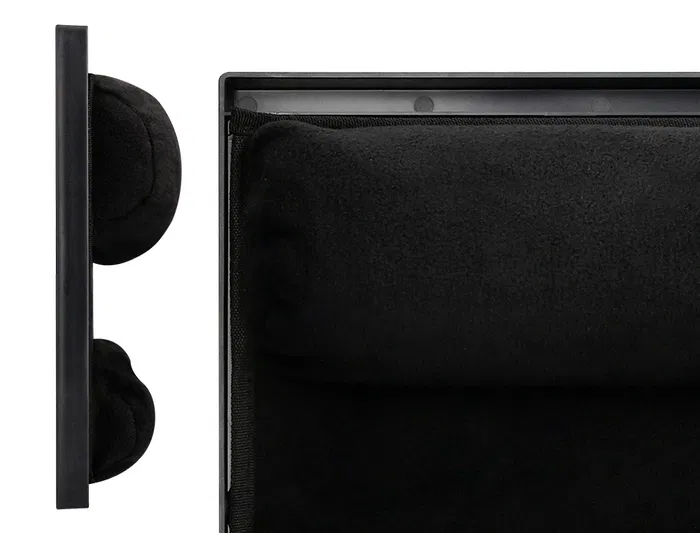 Q-connect Soporte Portátil Multifuncional Ajustable Hasta 17 Pulgadas, Soporte Movil y Ratón, 7 Ángulos, Negro